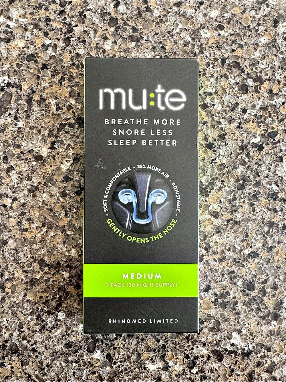 NEW Mute Nasal Breathing Device Medium 3-Pack (30 night's supply)
